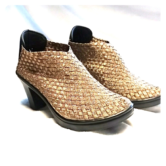 Corkys Shoes - Corkys metallic woven Booties